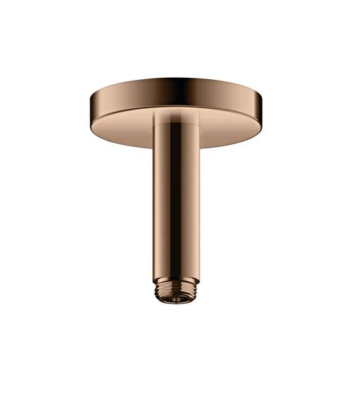 AXOR-HG-AXOR-ShowerSolutions-Deckenanschluss-100-mm-Polished-Red-Gold-26432300 gallery number 1